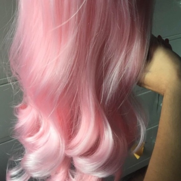 Accessories Mia Cotton Candy Pink 26 Lace Front Wig Nwt Poshmark